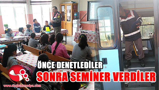 Jandarma önce denetledi, sonra bilgilendirdi