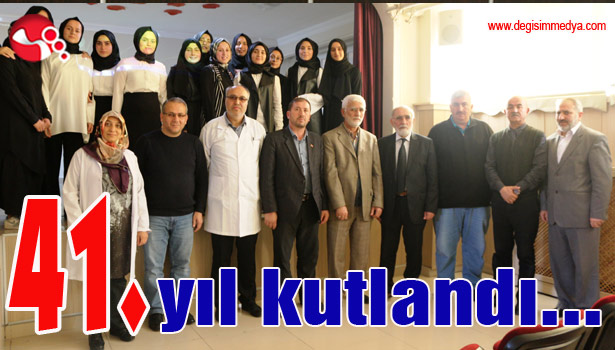 İmam Hatip Lisesi'nde 41. yıl kutlandı...