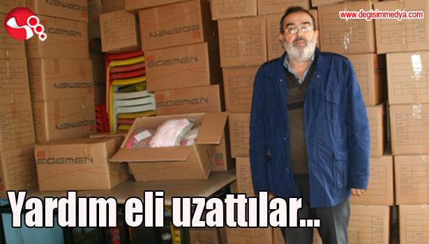 Yardım eli uzattılar...