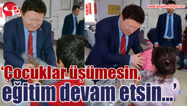'Çocuklar üşümesin, eğitim devam etsin...'