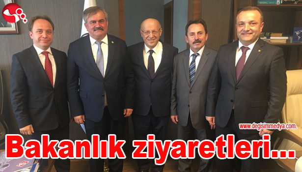 Bakanlık ziyaretleri...