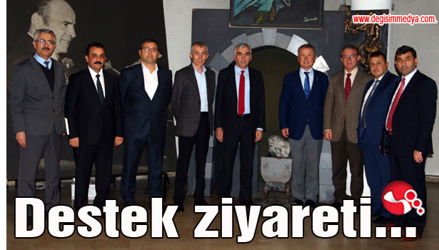 Destek ziyaretinde bulundu