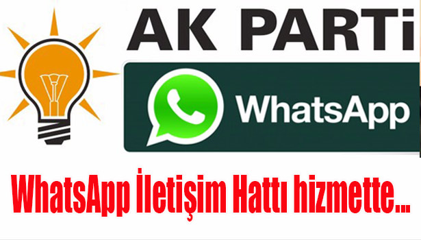 WhatsApp İletişim Hattı hizmete girdi...