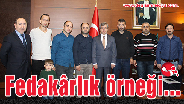 Fedakârlık örneği sergilediniz...