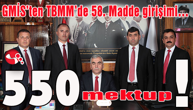 GMİS'ten TBMM'de 58. Madde girişimi...