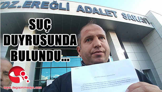 Tezcan hakkında suç duyurusunda bulundu