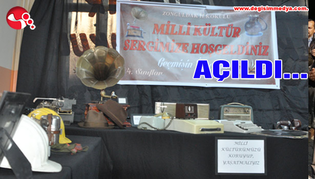 "Milli kültür" sergisi açıldı...
