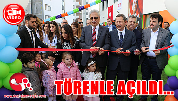 Neşe Erberk anaokulu törenle hizmete açıldı...