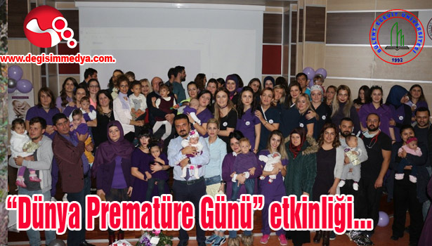 "Dünya Prematüre Günü" etkinliği...