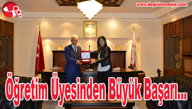 Öğretim Üyesinden Büyük Başarı...