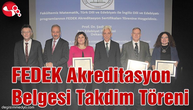 FEDEK Akreditasyon Belgesi Takdim Töreni