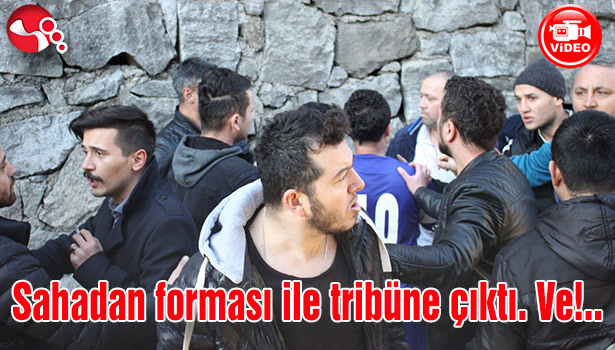 SAHADAN FORMASI İLE TRİBÜNE ÇIKTI. VE!..