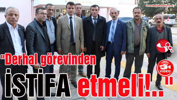 "Derhal görevinden İSTİFA etmeli!.."