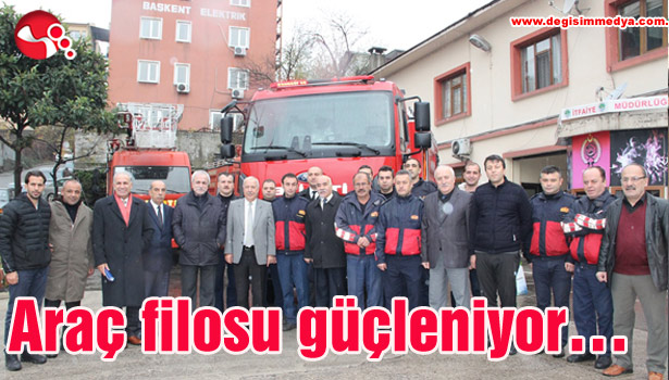 Araç filosu güçleniyor...