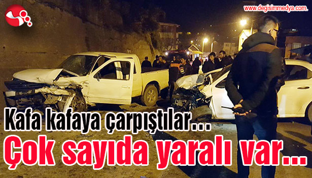 Kafa kafaya çarpıştılar... Çok sayıda yaralı var...