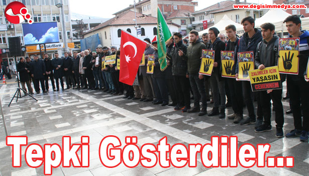 Tepki Gösterdiler...