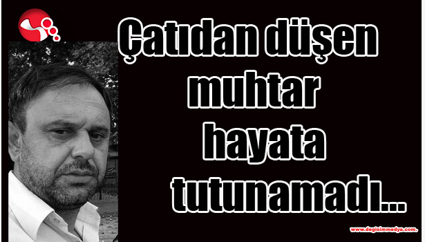 Çatıdan düştü...Hayata tutunamadı...