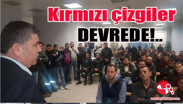 Kırmızı çizgiler DEVREDE!..