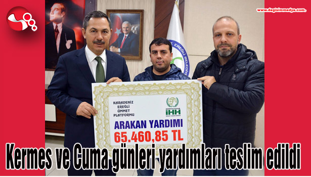 Kermes ve Cuma günleri yardımları teslim edildi