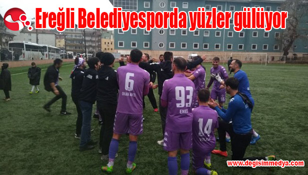 Ereğli Belediyesporda yüzler gülüyor