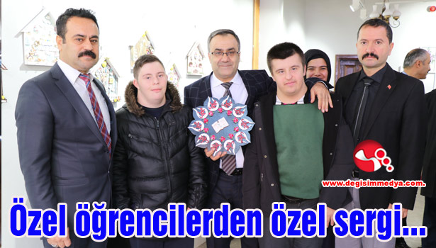 Özel öğrencilerden özel sergi...