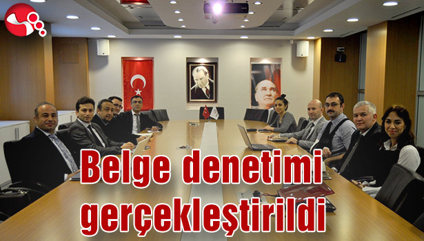 Belge denetimi gerçekleştirildi