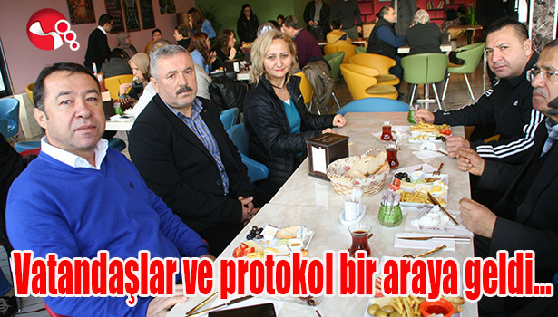 Vatandaşlar ve protokol bir araya geldi...