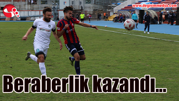 Beraberlik kazandı...