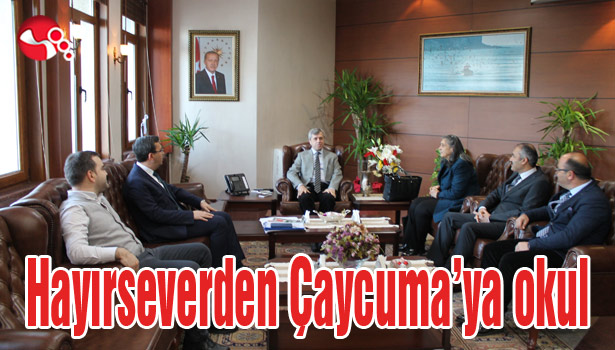 Hayırseverden Çaycuma'ya okul