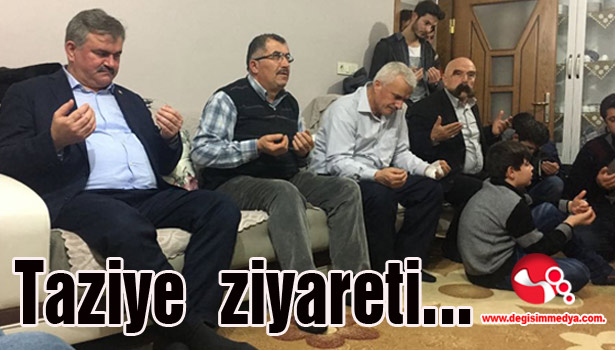 Çaturoğlu'ndan taziye ziyareti...