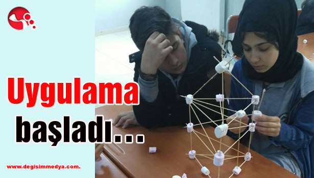 STEM Uygulamaları başladı...