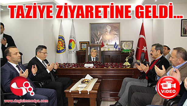 Hisarcıklıoğlu'ndan taziye ziyareti...