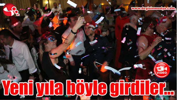Yeni yıla böyle girdiler...