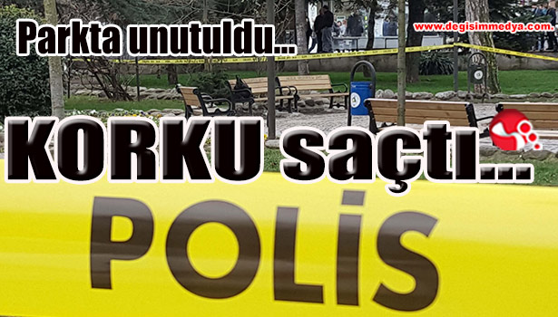 Parkta unutuldu...KORKU saçtı...