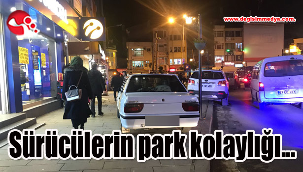 Sürücülerin park kolaylığı...
