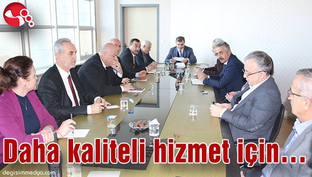 Daha kaliteli hizmet için...