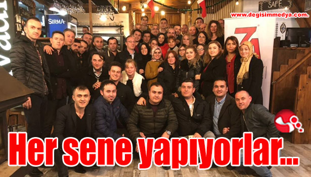 Her sene yapıyorlar...