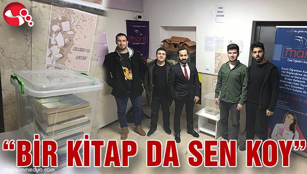 "BİR KİTAP DA SEN KOY"