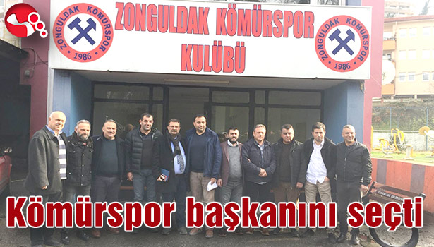 KÖMÜRSPOR BAŞKANINI SEÇTİ