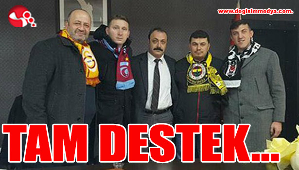 Taraftar Dernekleri'nden TAM DESTEK...