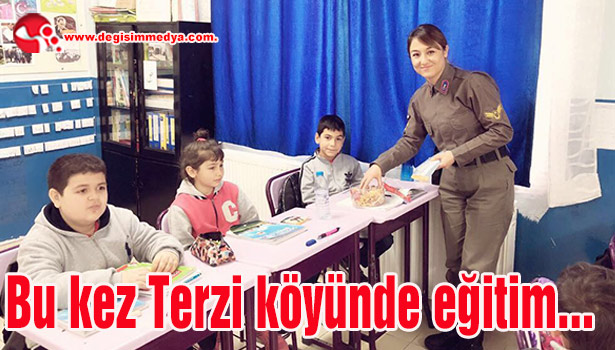 Bu kez Terzi köyünde eğitim verdiler...