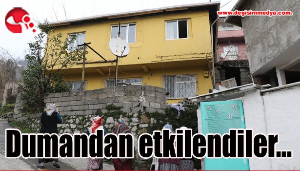 Dumandan zehirlendiler...