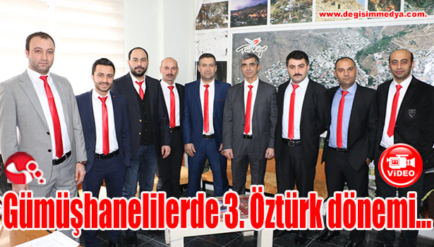 Gümüşhaneliler derneğinde 3. Öztürk dönemi...