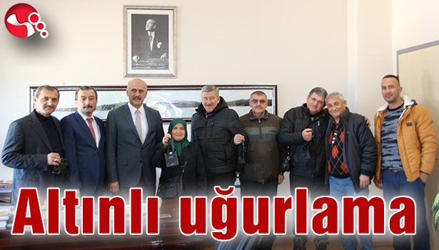 Emekli personele altınlı uğurlama