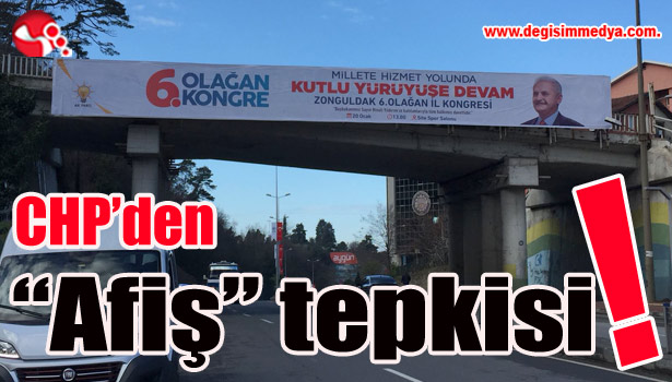 CHP'den "Afiş" tepkisi
