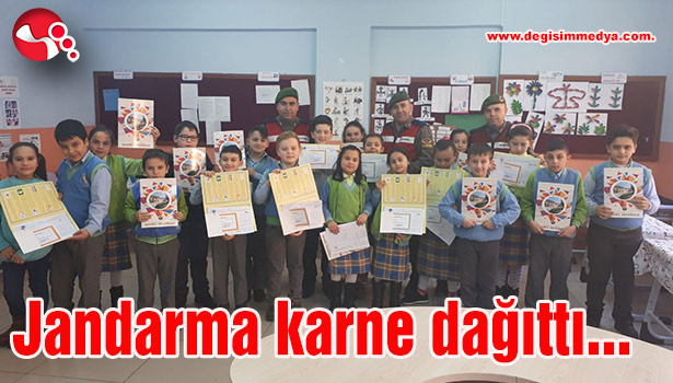 Jandarma karne dağıttı...