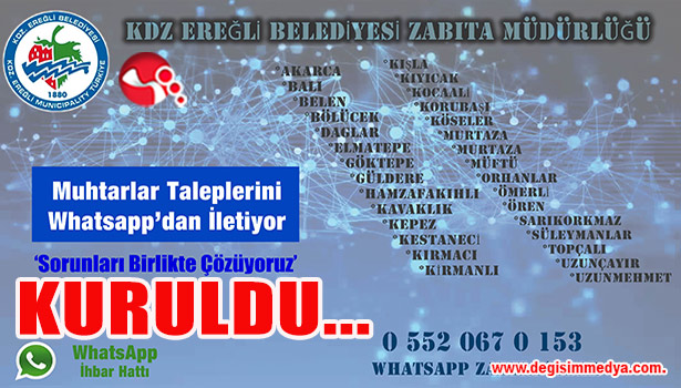 MUHTAR İHBAR HATTI KURULDU..