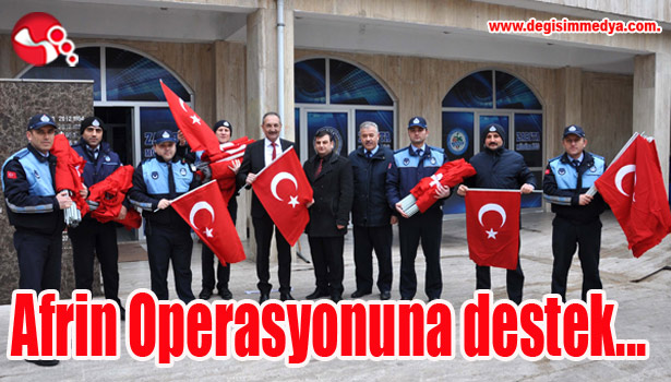 Afrin Operasyonuna destek...