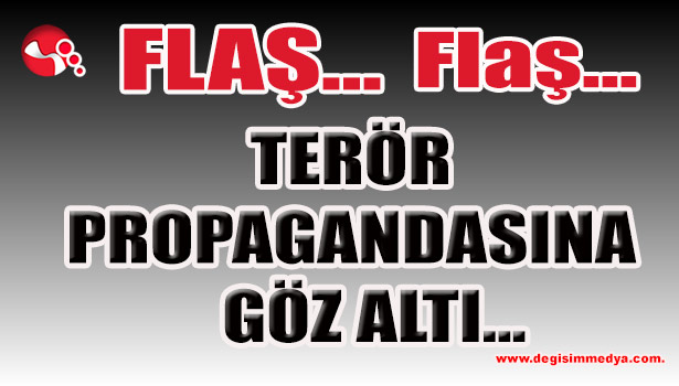 Terör Propagandasına Göz altı...