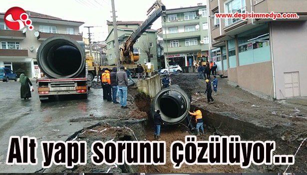 Alt yapı sorunu çözülüyor...